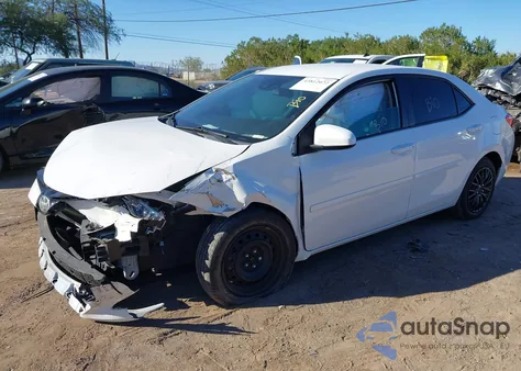 2018 Toyota Corolla Le z USA, uszkodzony, nr VIN 5YFBURHE6JP747935